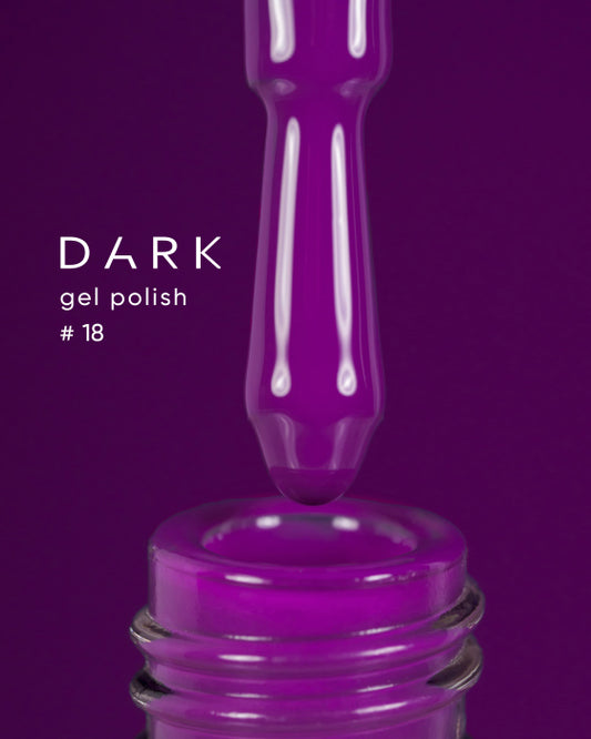 DARK GEL POLISH (NEW COLLECTION) 18, 10 ML
