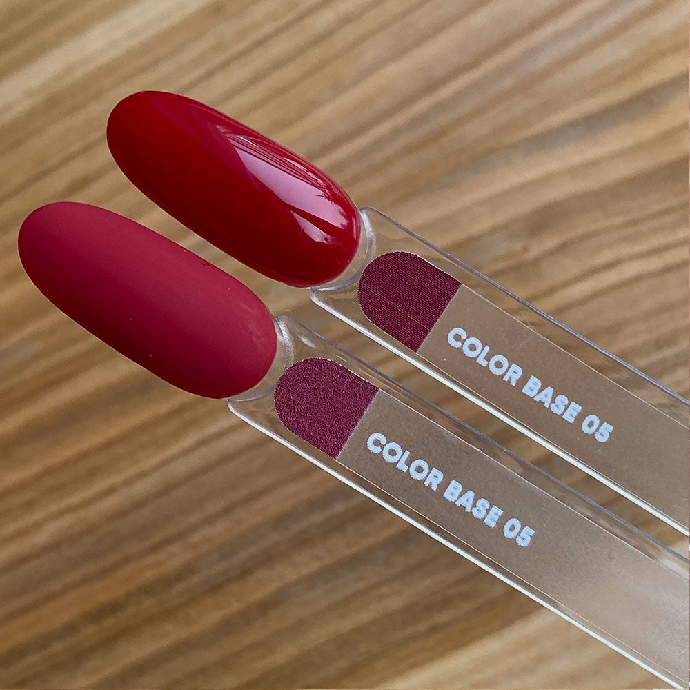NAILSOFTHEDAY Сolor base 05 – кольорова база для нігтів (темно-червоний), 10 мл